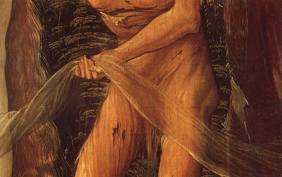 Hans Baldung Grien Details of The Three Stages of Life,with Death